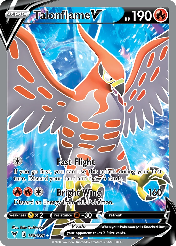 Talonflame V (Full Art) 168 Vivid Voltage