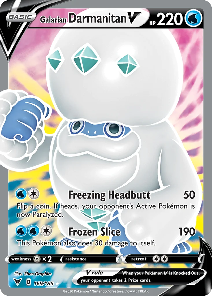 Galarian Darmanitan V (Full Art) 169 Vivid Voltage