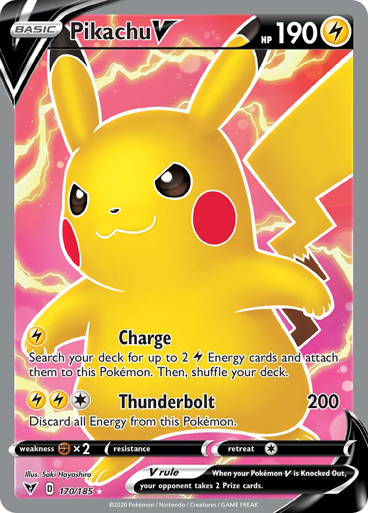 Pikachu V (Full Art) 170
