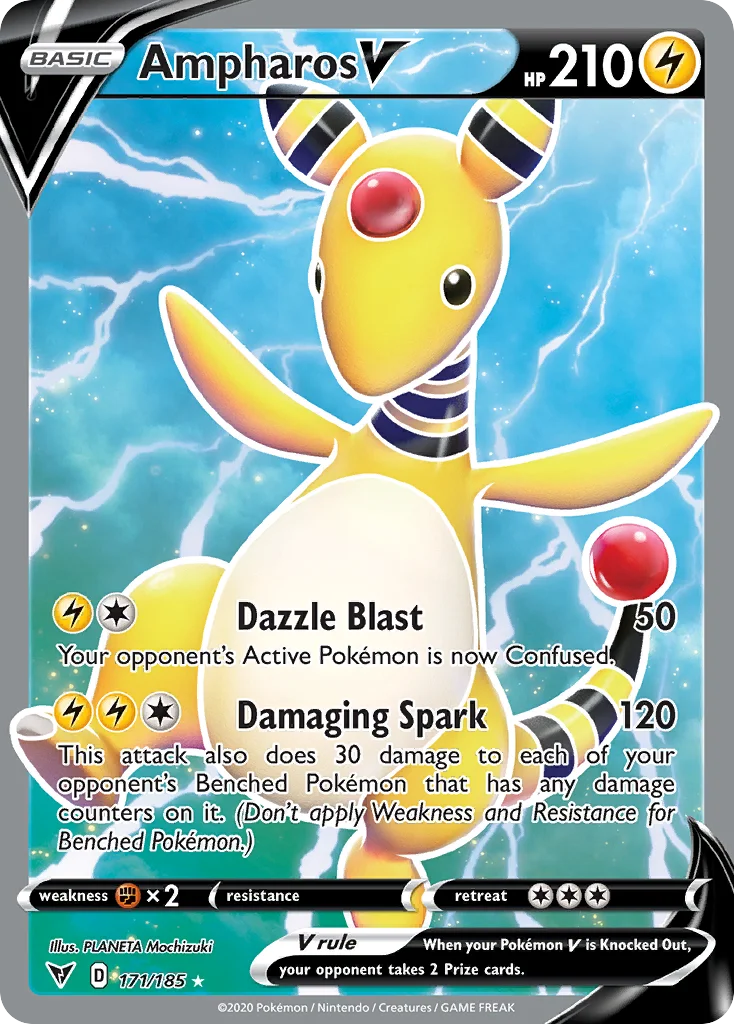 Ampharos V (Full Art) 171 Vivid Voltage