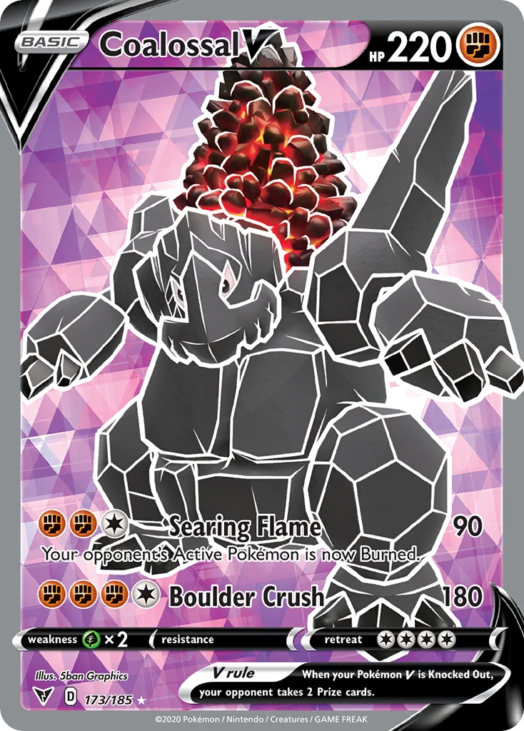 Coalossal V (Full Art) 173 Vivid Voltage