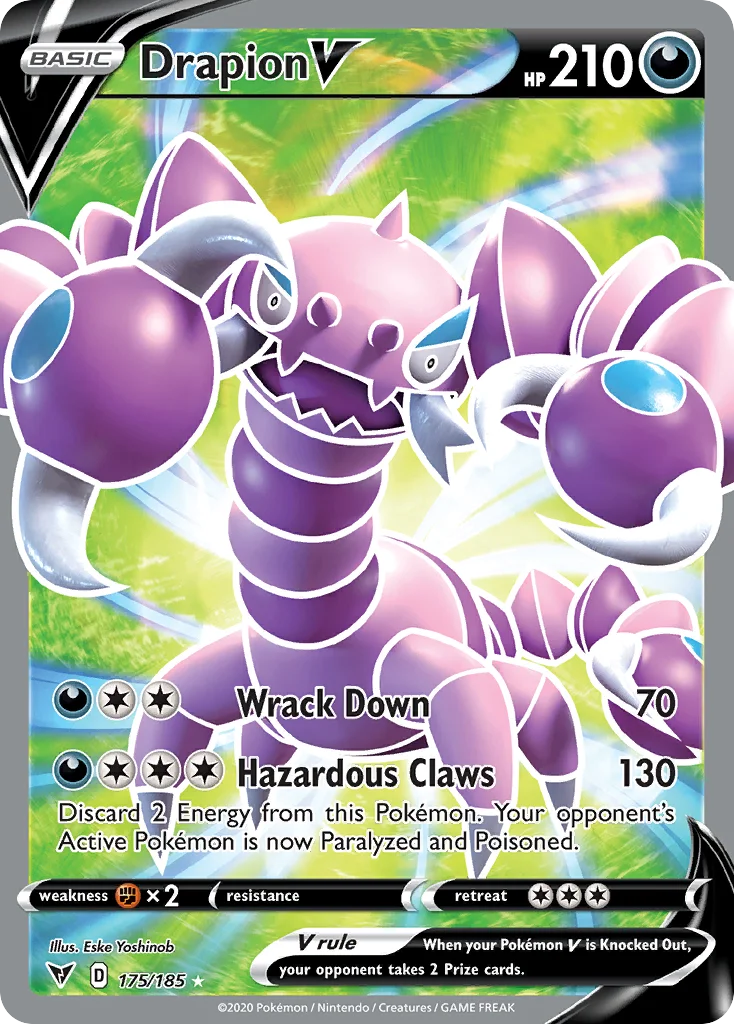 Drapion V (Full Art) 175 Vivid Voltage