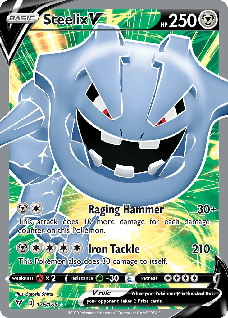 Steelix V (Full Art) 176 Vivid Voltage