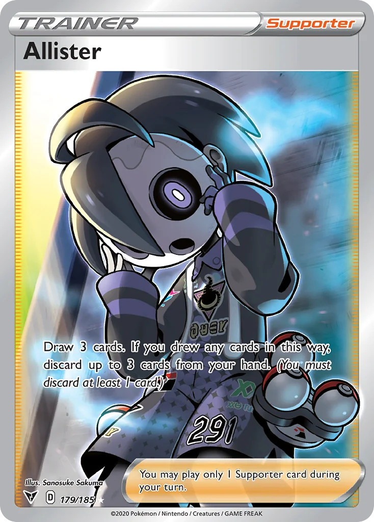 Allister (Full Art) 179 Vivid Voltage