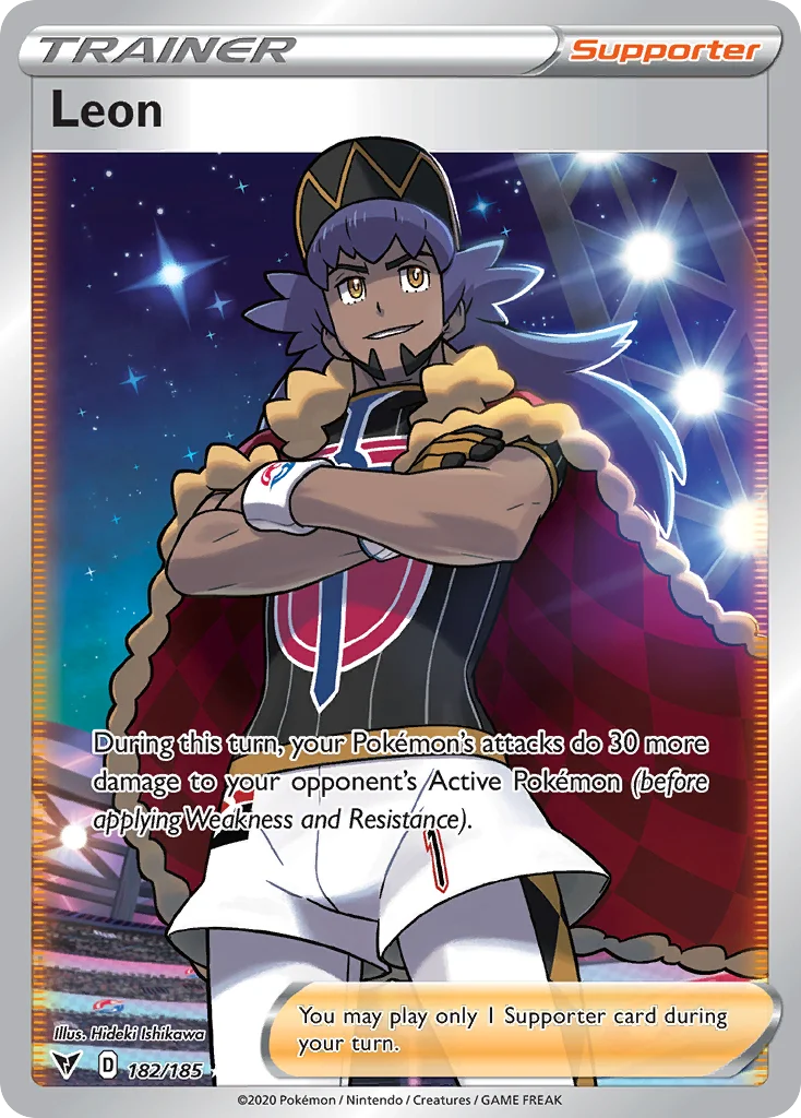 Leon (Full Art) 182 Vivid Voltage