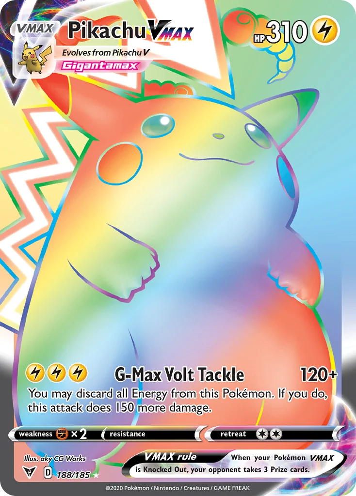 Pikachu VMAX (Secret) 188