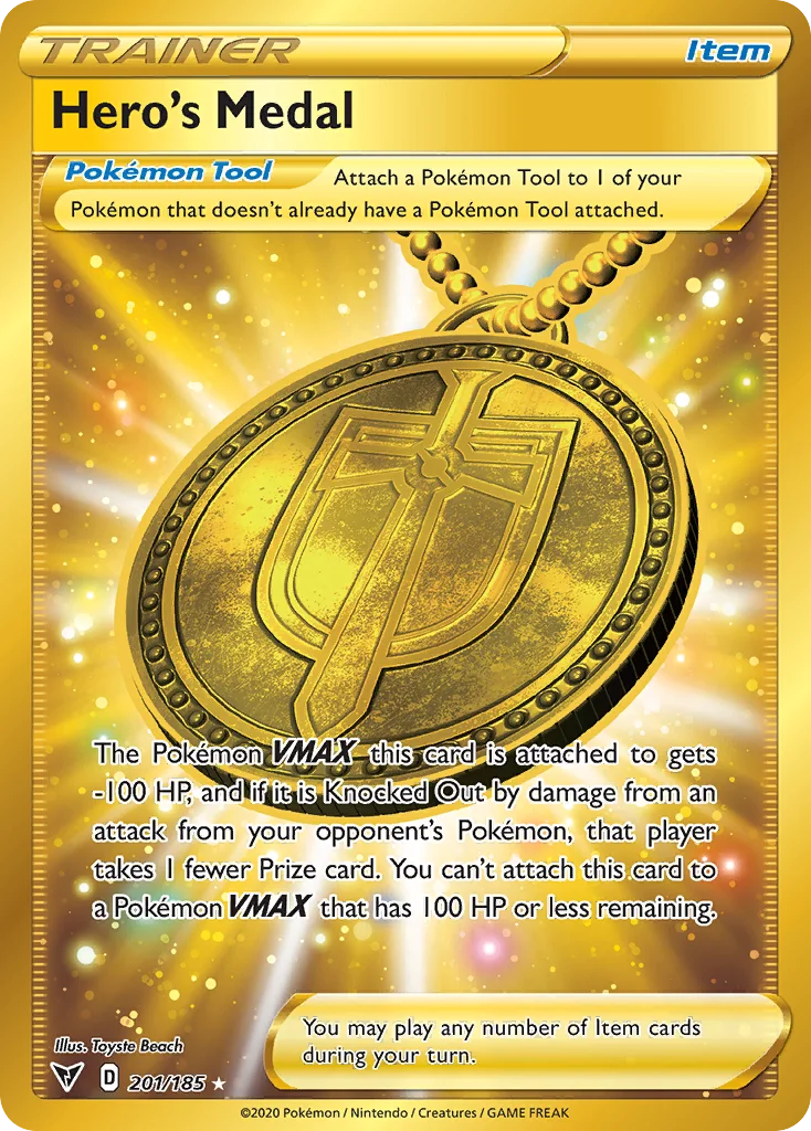 Hero's Medal (Secret) 201 Vivid Voltage