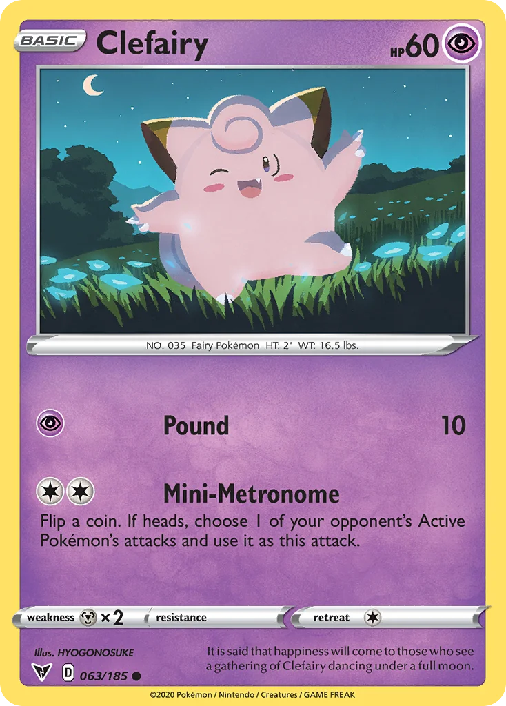 Clefairy 063 Vivid Voltage