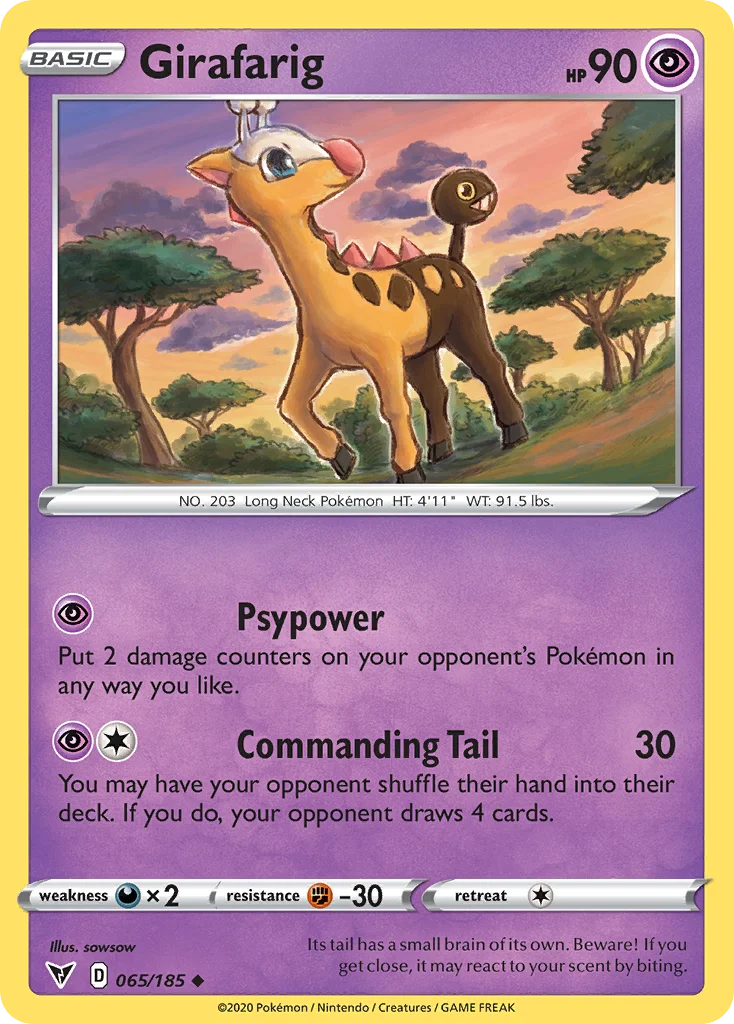 Girafarig 065 Vivid Voltage