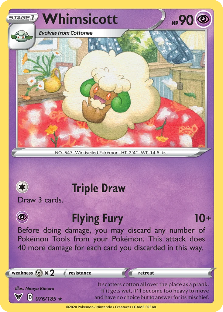 Whimsicott 076 Vivid Voltage
