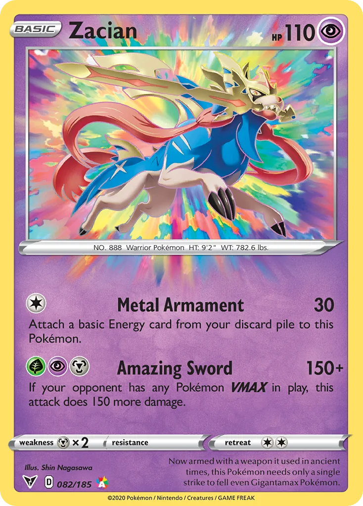 Zacian 082 Vivid Voltage