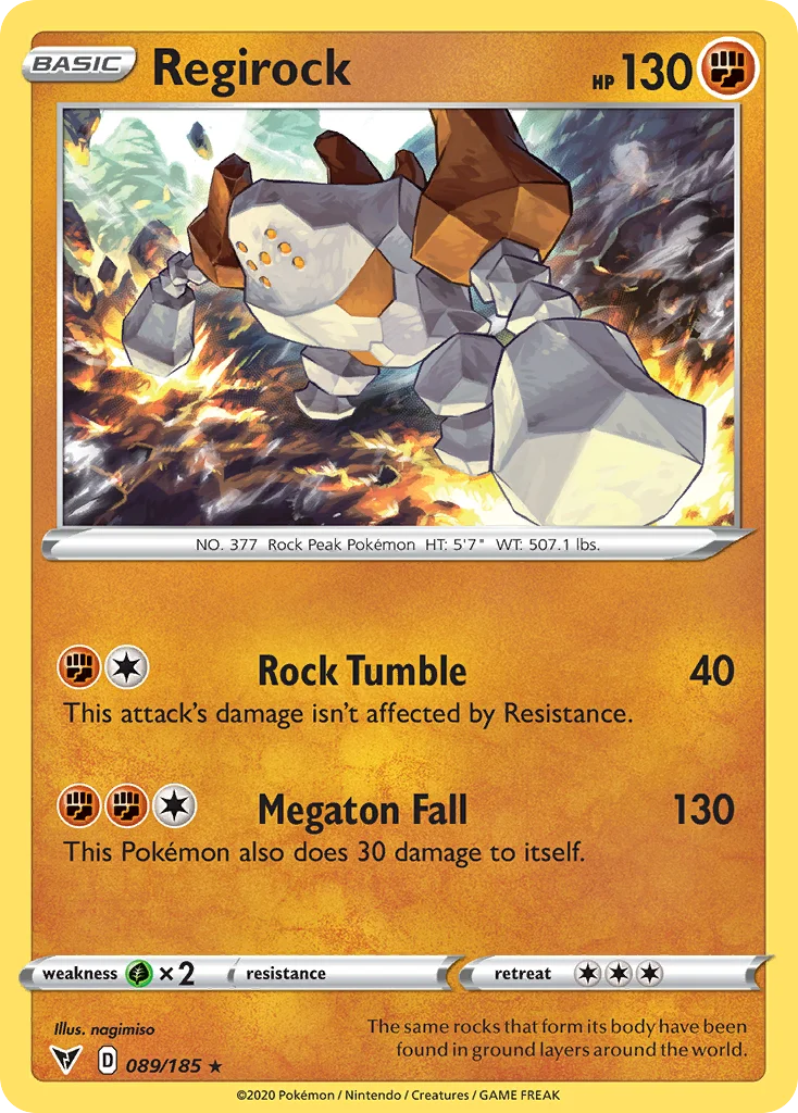 Regirock 089 Vivid Voltage