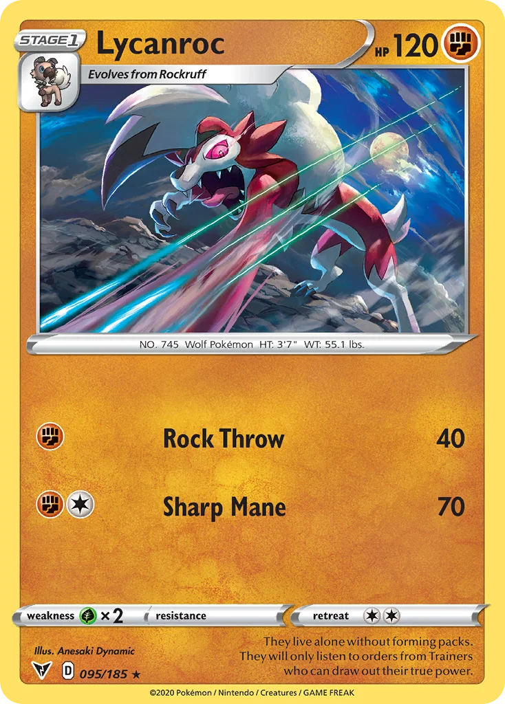 Lycanroc 095 Vivid Voltage