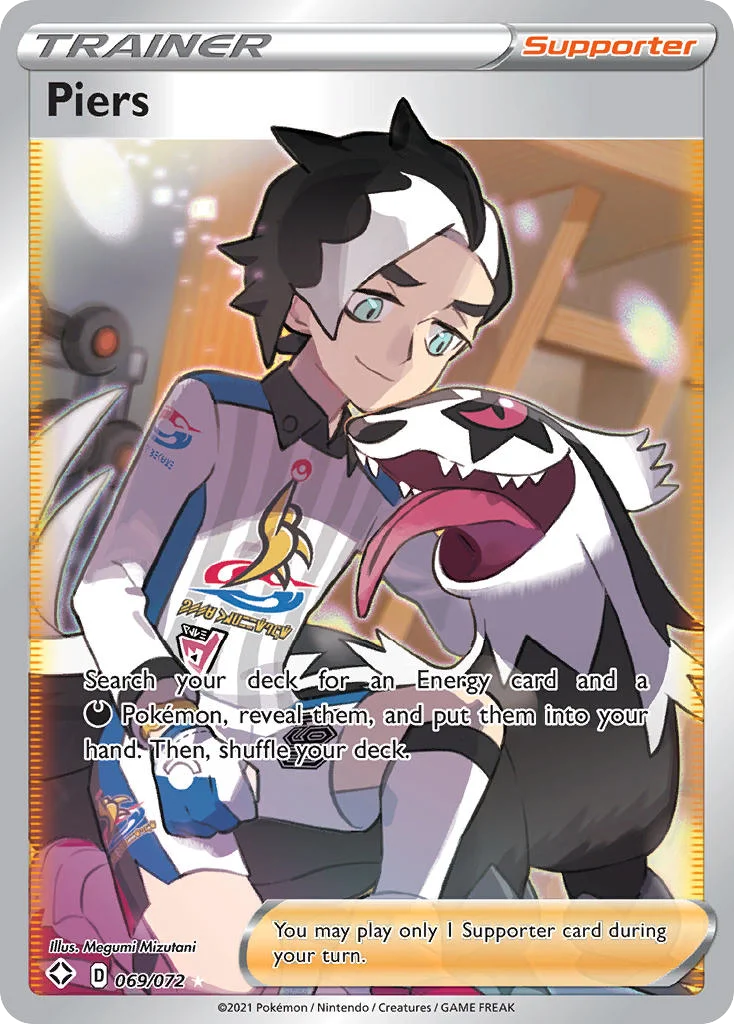 Piers 069 Shining Fates Pokemon Card
