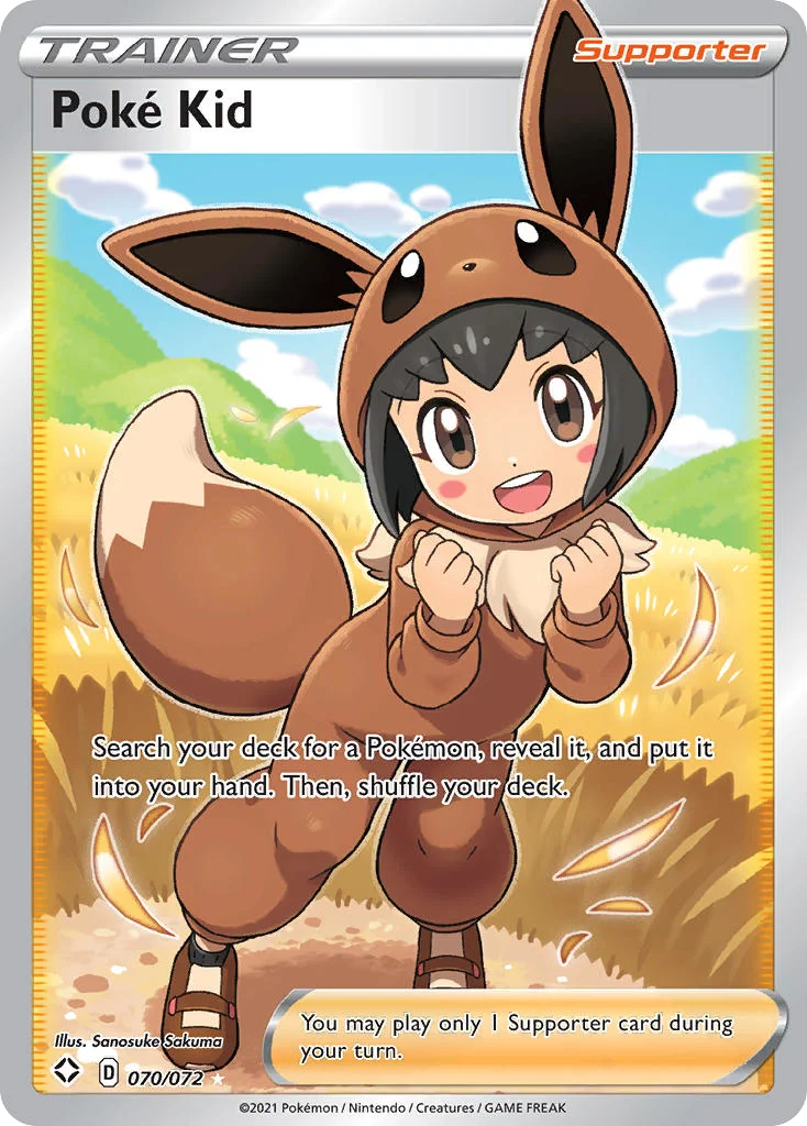Poké Kid 070 Shining Fates Pokemon Card