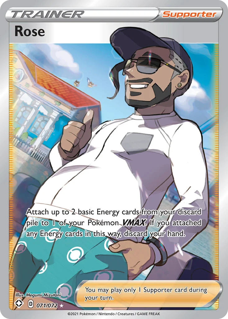 Rose 071 Shining Fates Pokemon Card