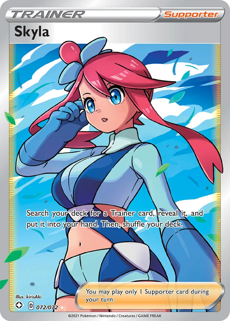 Skyla 072 Shining Fates Pokemon Card