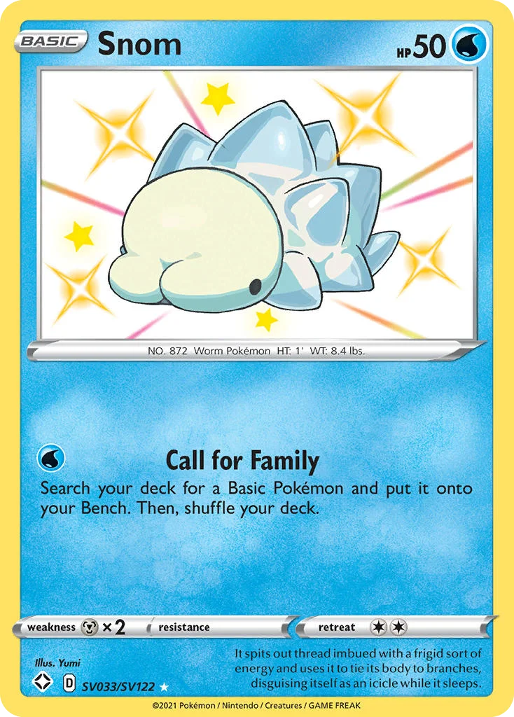 Snom SV033 Shining Fates Pokemon Card