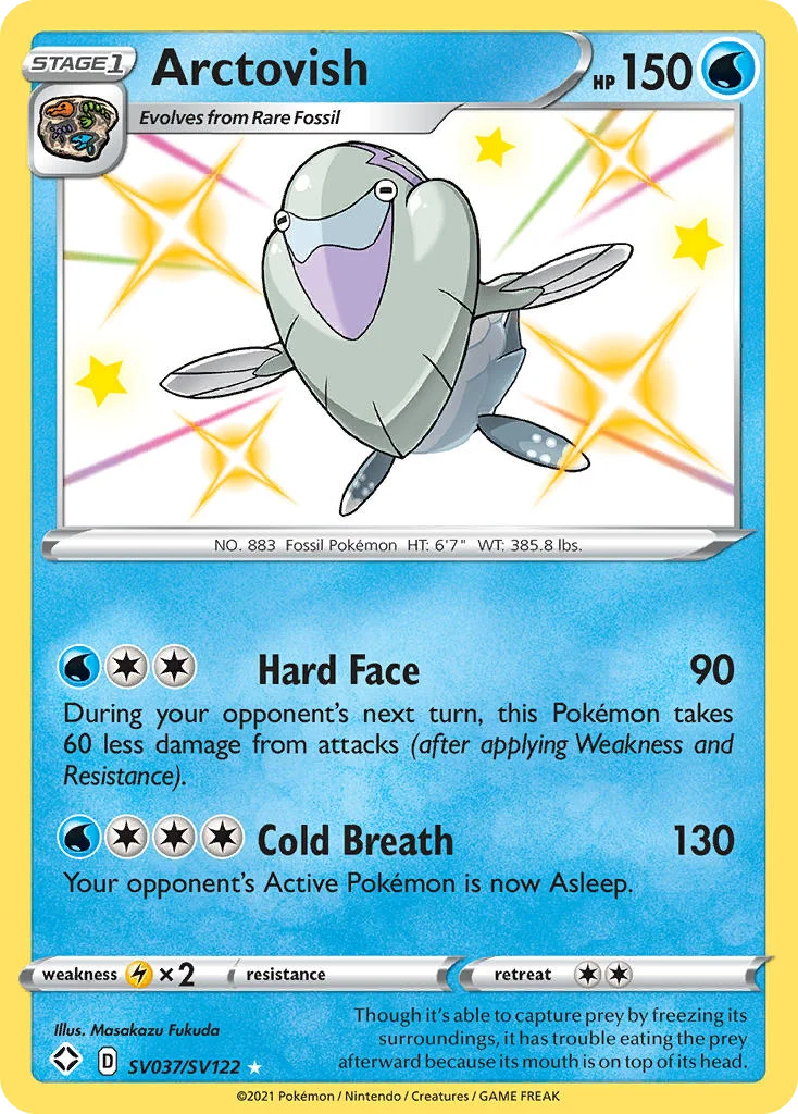 Arctovish SV037 Shining Fates Pokemon Card