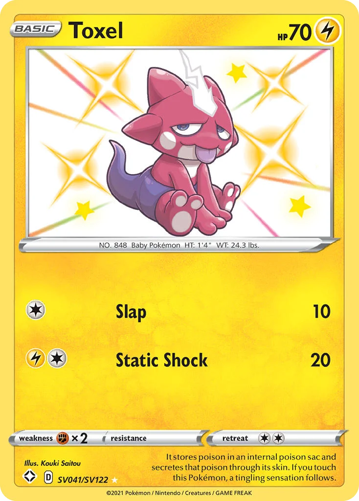 Toxel SV041 Shining Fates Pokemon Card