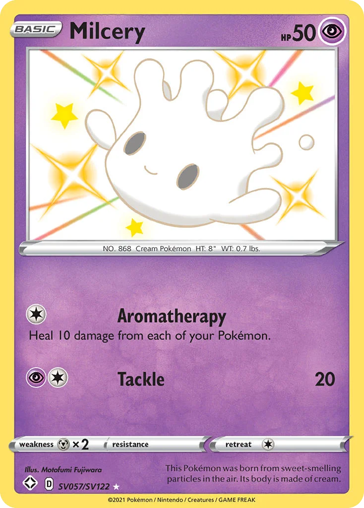 Milcery SV057 Shining Fates Pokemon Card