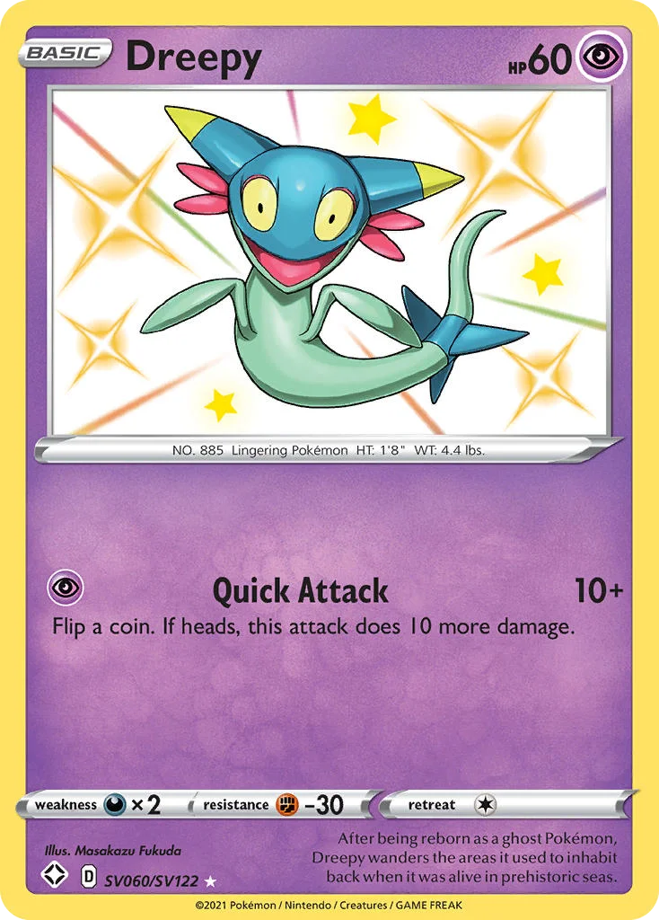 Dreepy SV060 Shining Fates Pokemon Card
