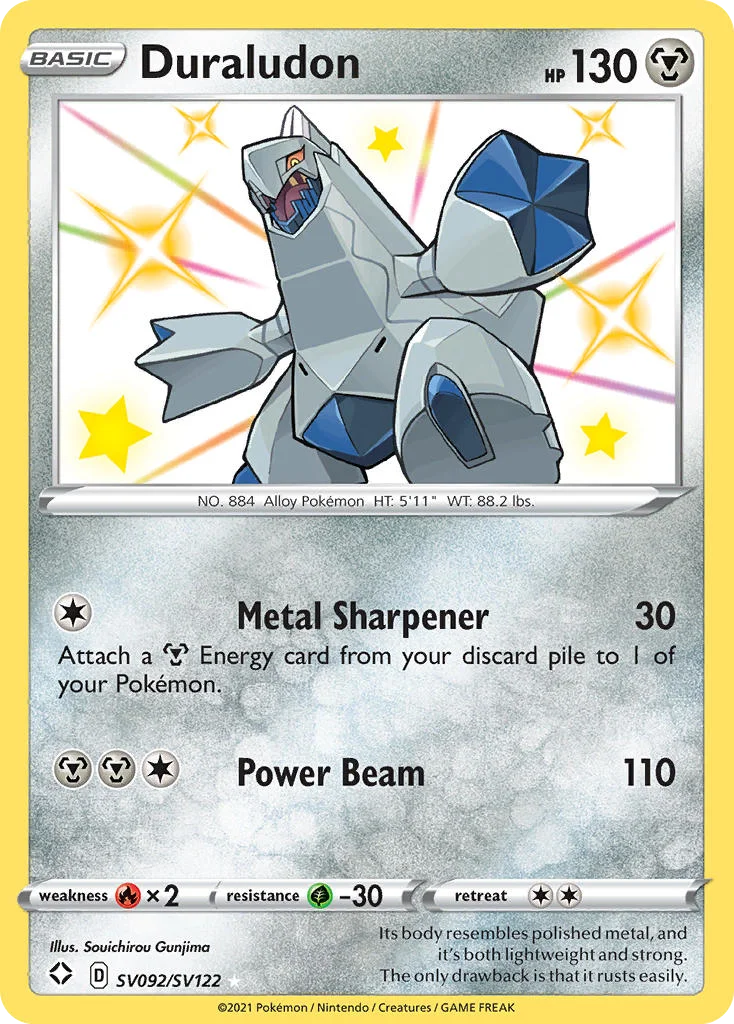 Duraludon SV092 Shining Fates Pokemon Card