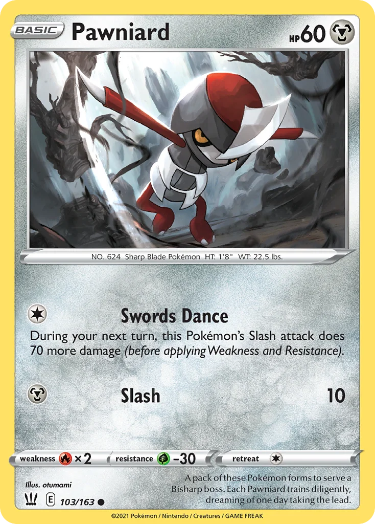 Pawniard 103 Battle Styles
