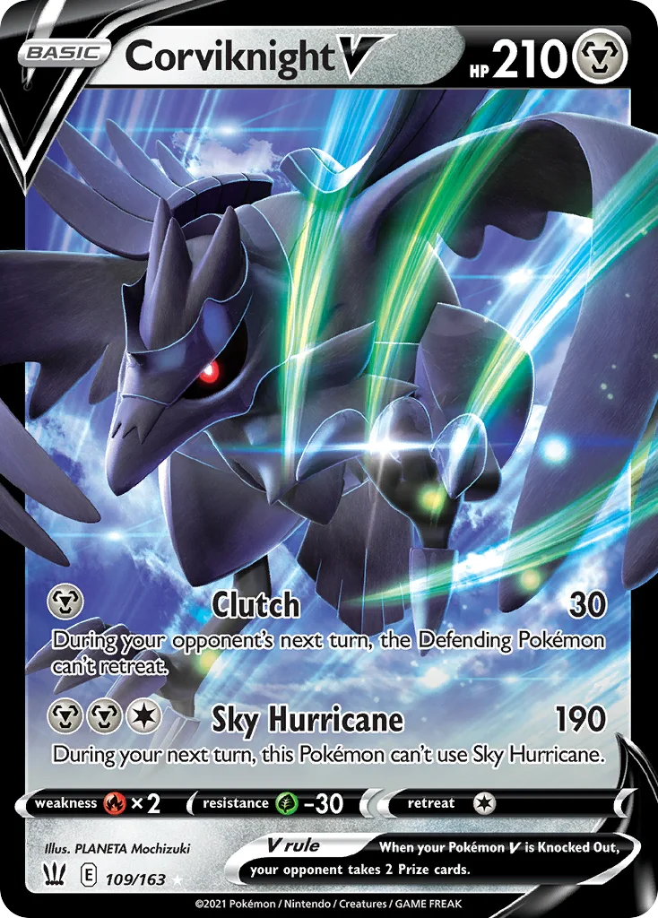 Corviknight V 109 Battle Styles