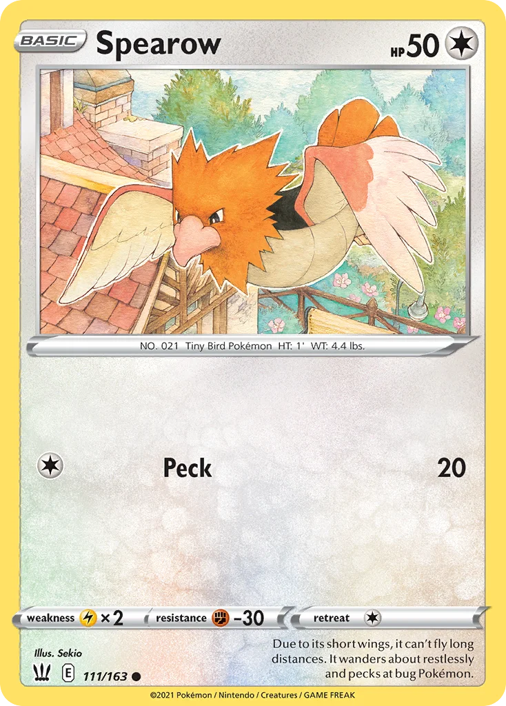 Spearow 111 Battle Styles
