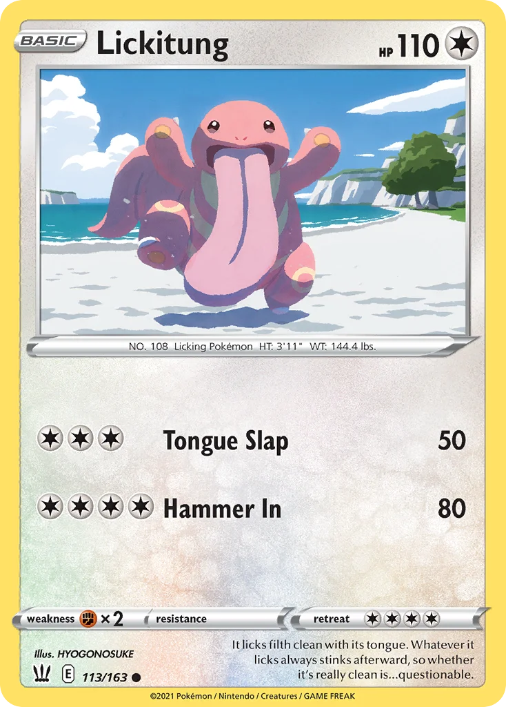Lickitung 113 Battle Styles
