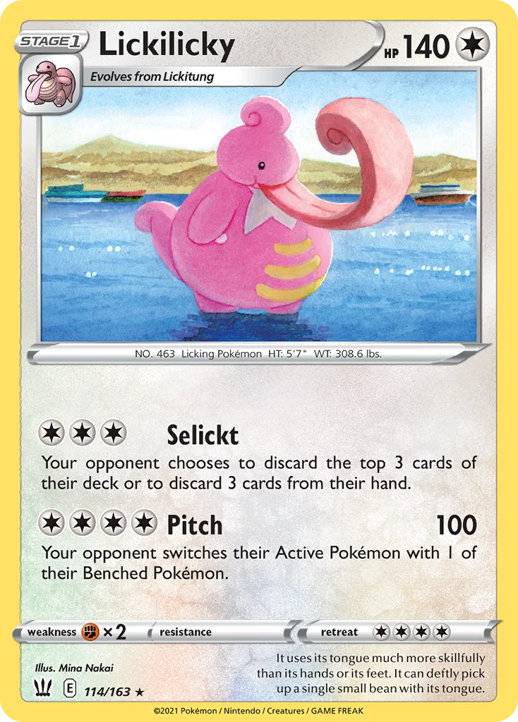 Lickilicky 114 Battle Styles