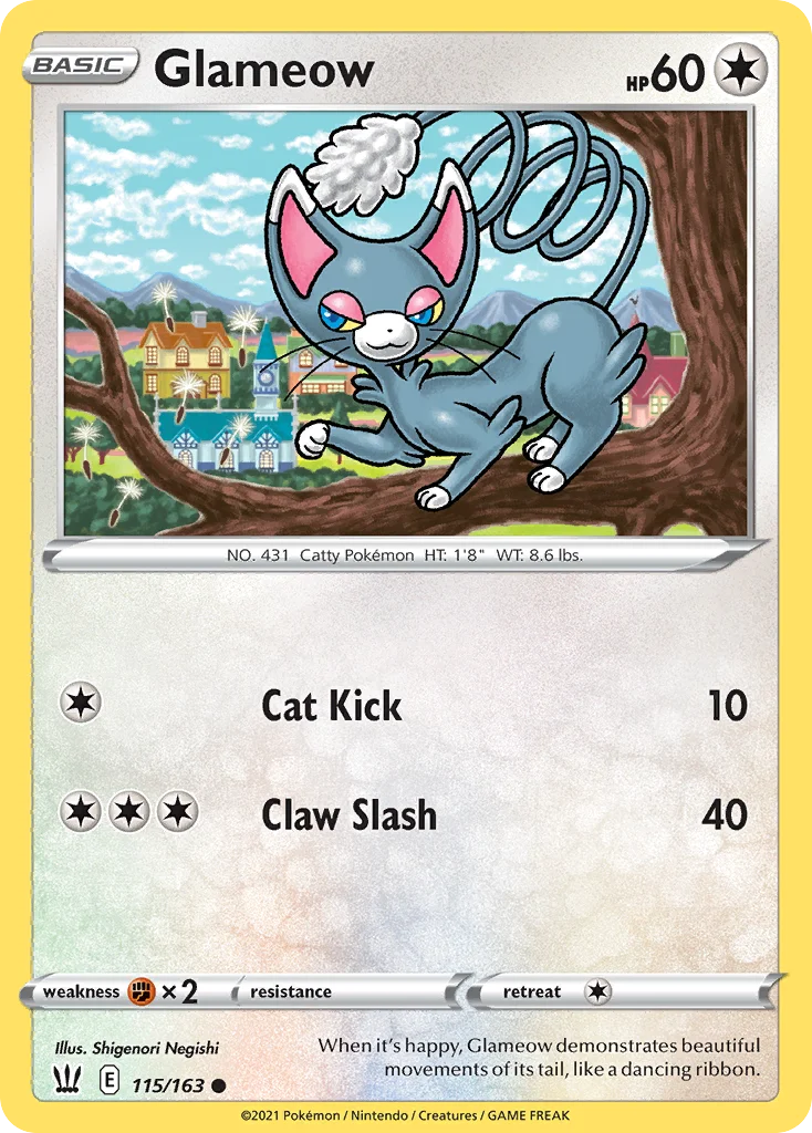 Glameow 115 Battle Styles