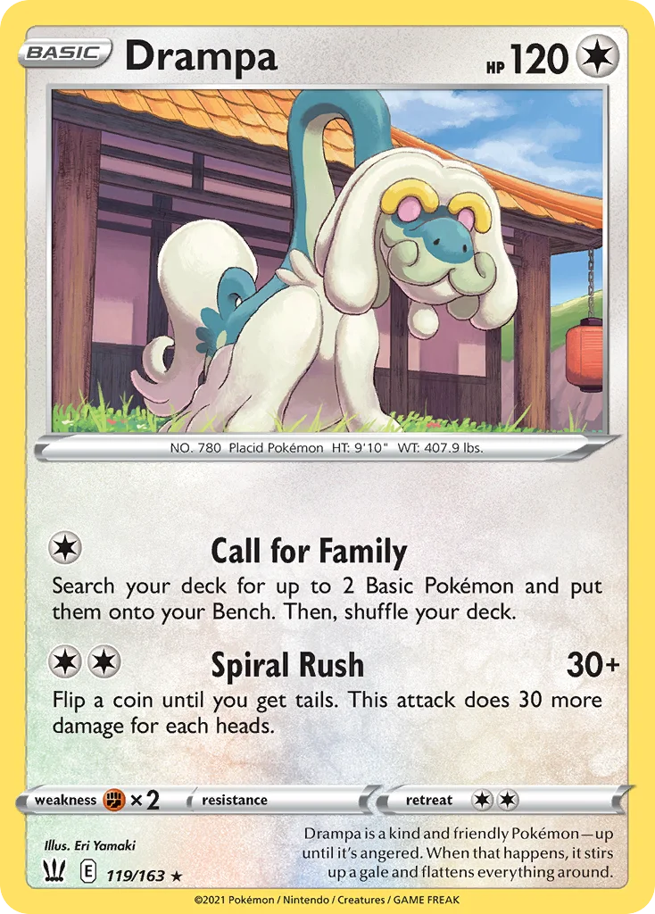 Drampa 119 Battle Styles