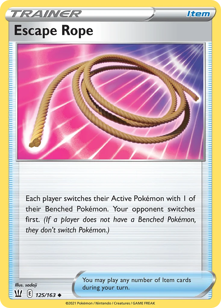 Escape Rope 125 Battle Styles
