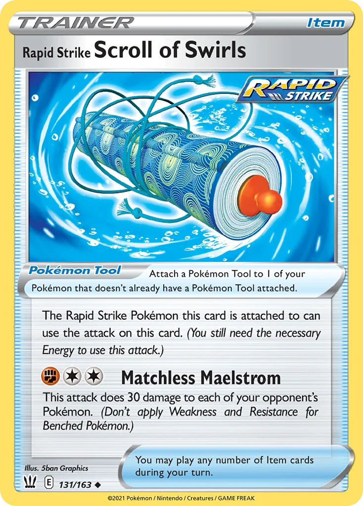 Rapid Strike Scroll of Swirls 131 Battle Styles