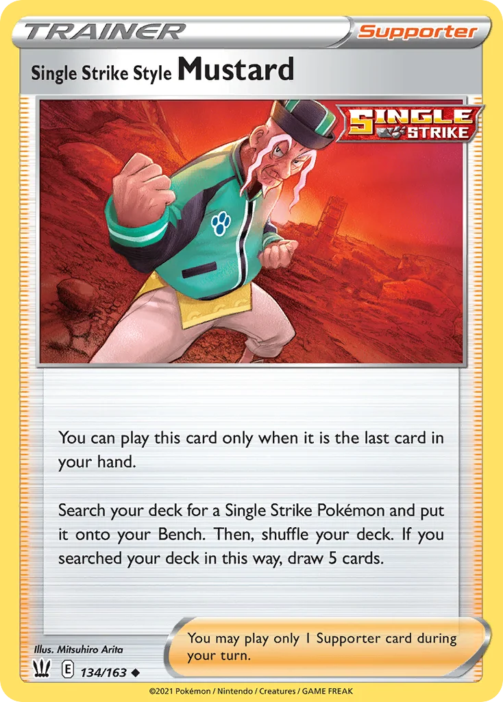 Single Strike Style Mustard 134 Battle Styles
