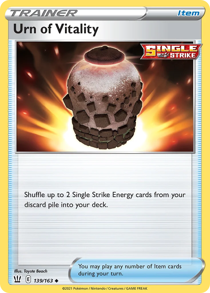 Urn of Vitality 139 Battle Styles