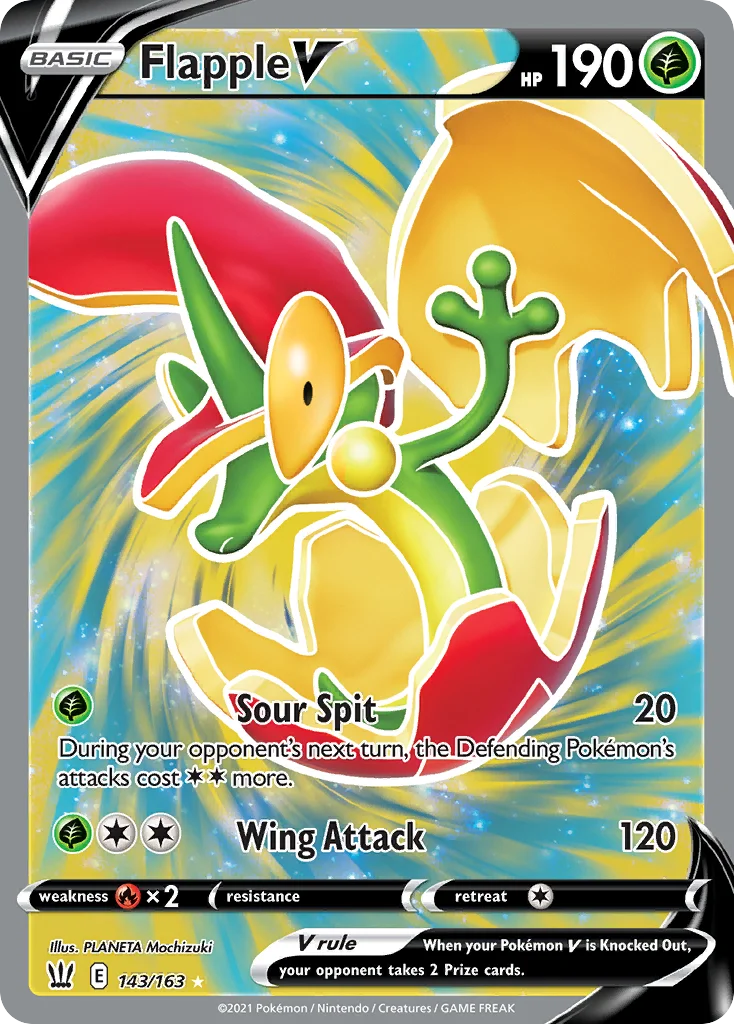 Flapple V (Full Art) 143 Battle Styles