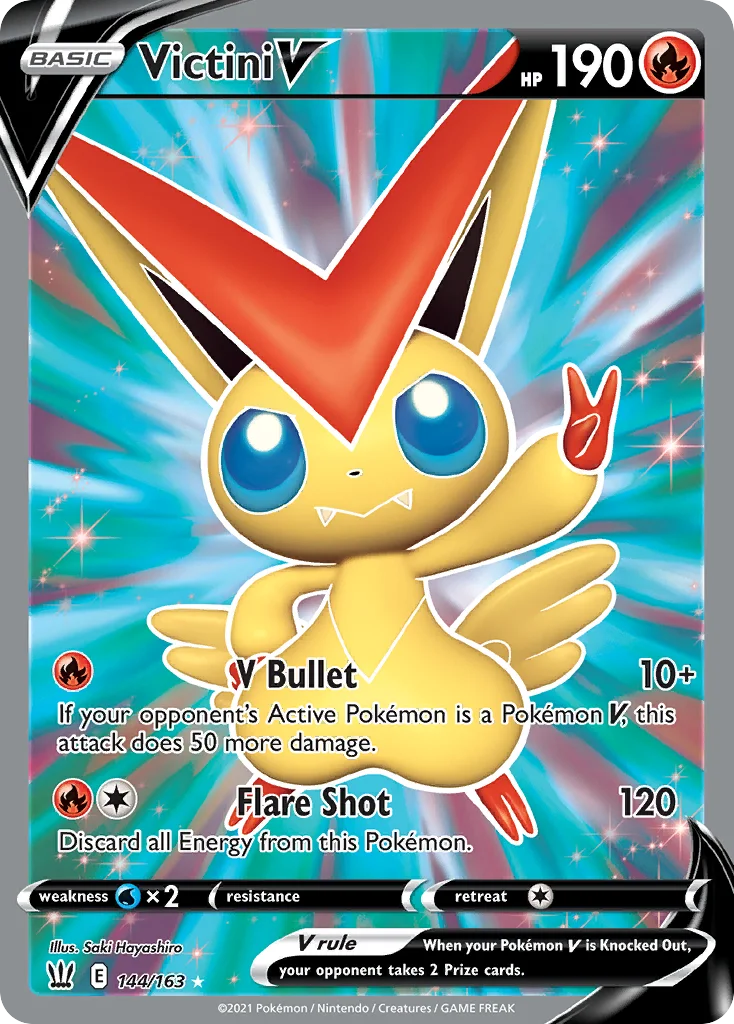 Victini V (Full Art) 144 Battle Styles