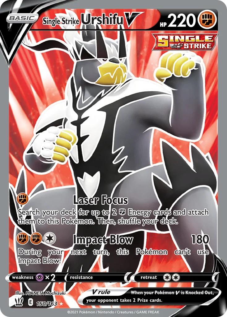 Single Strike Urshifu V (Full Art) 150 Battle Styles