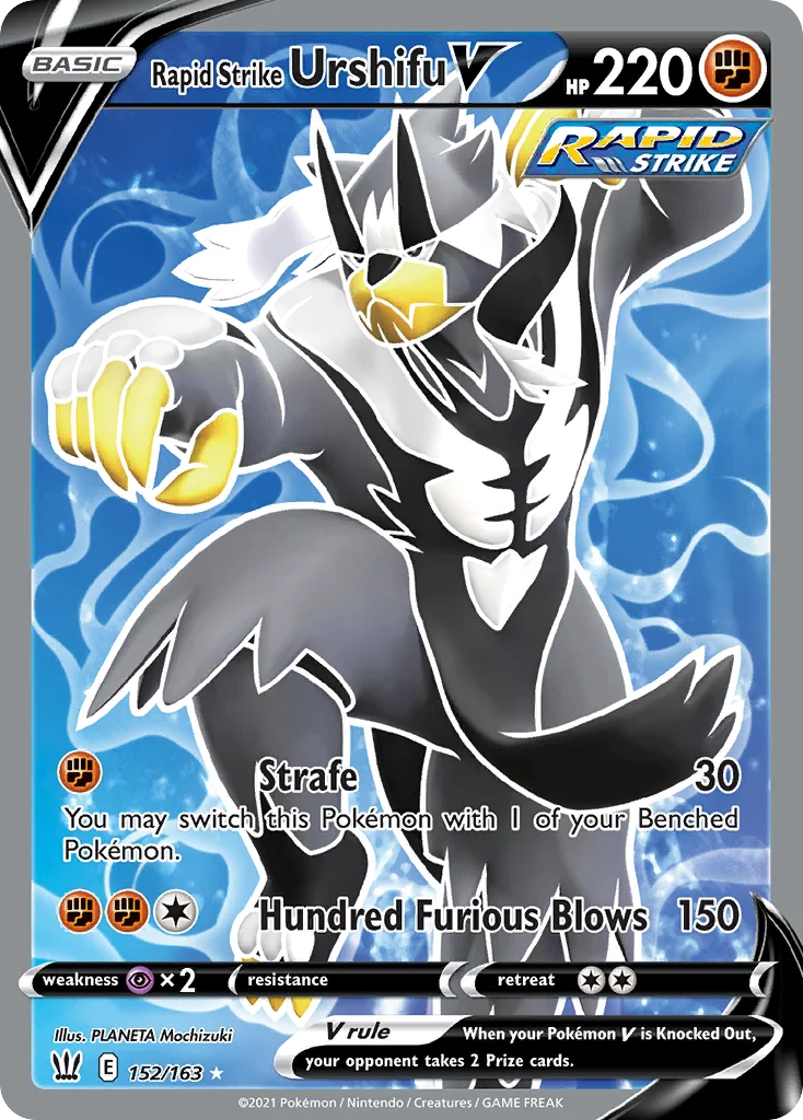 Rapid Strike Urshifu V (Full Art) 152 Battle Styles