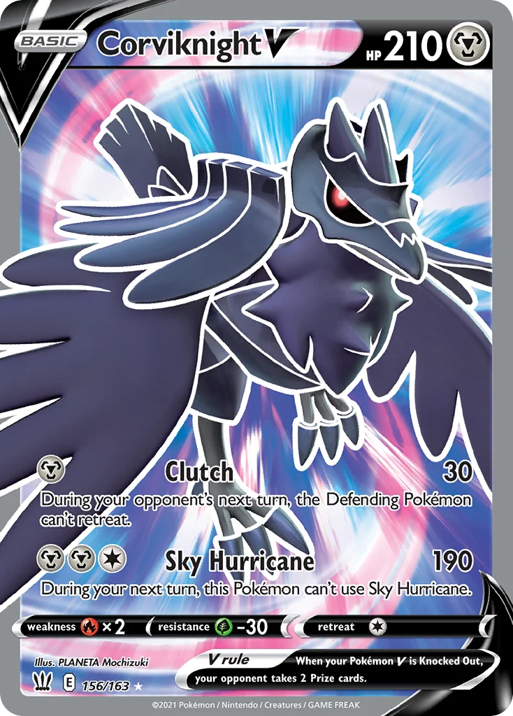 Corviknight V (Full Art) 156 Battle Styles