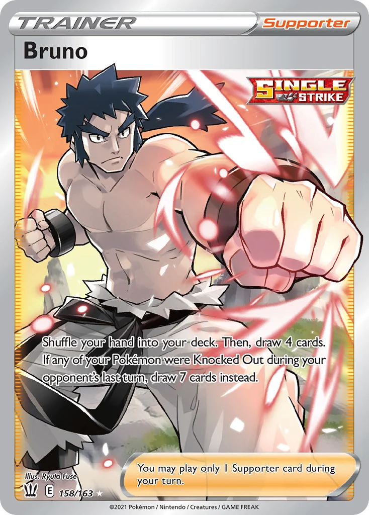 Bruno (Full Art) 158 Battle Styles