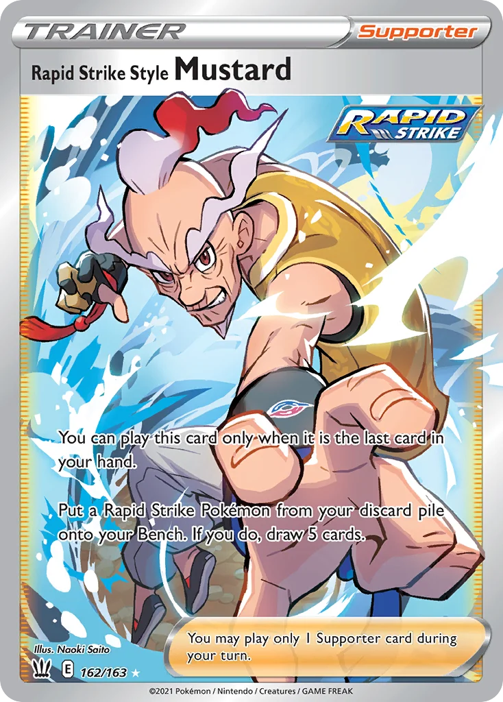 Rapid Strike Style Mustard (Full Art) 162 Battle Styles