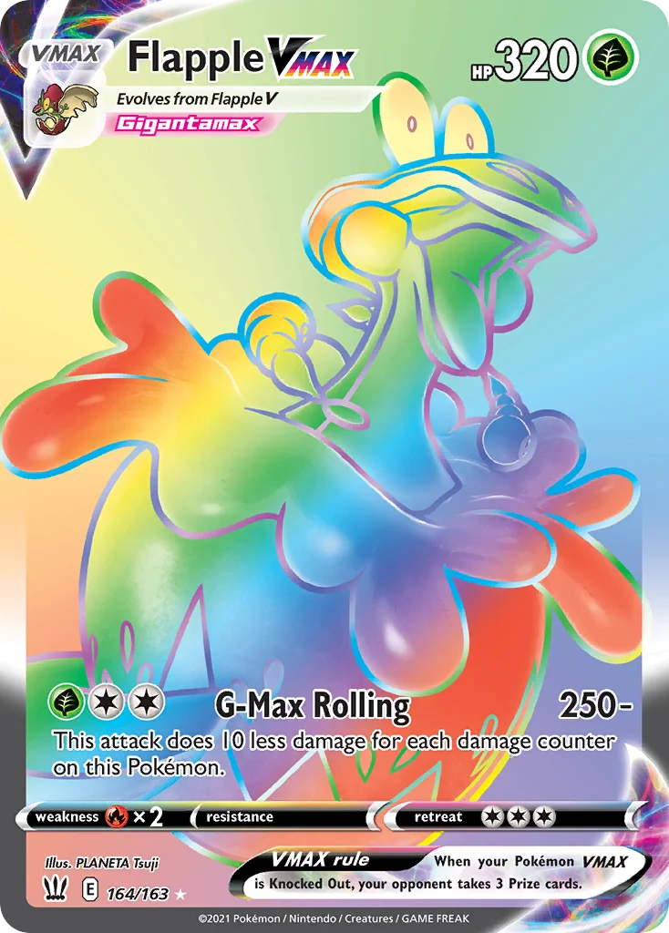 Flapple VMAX (Secret) 164 Battle Styles