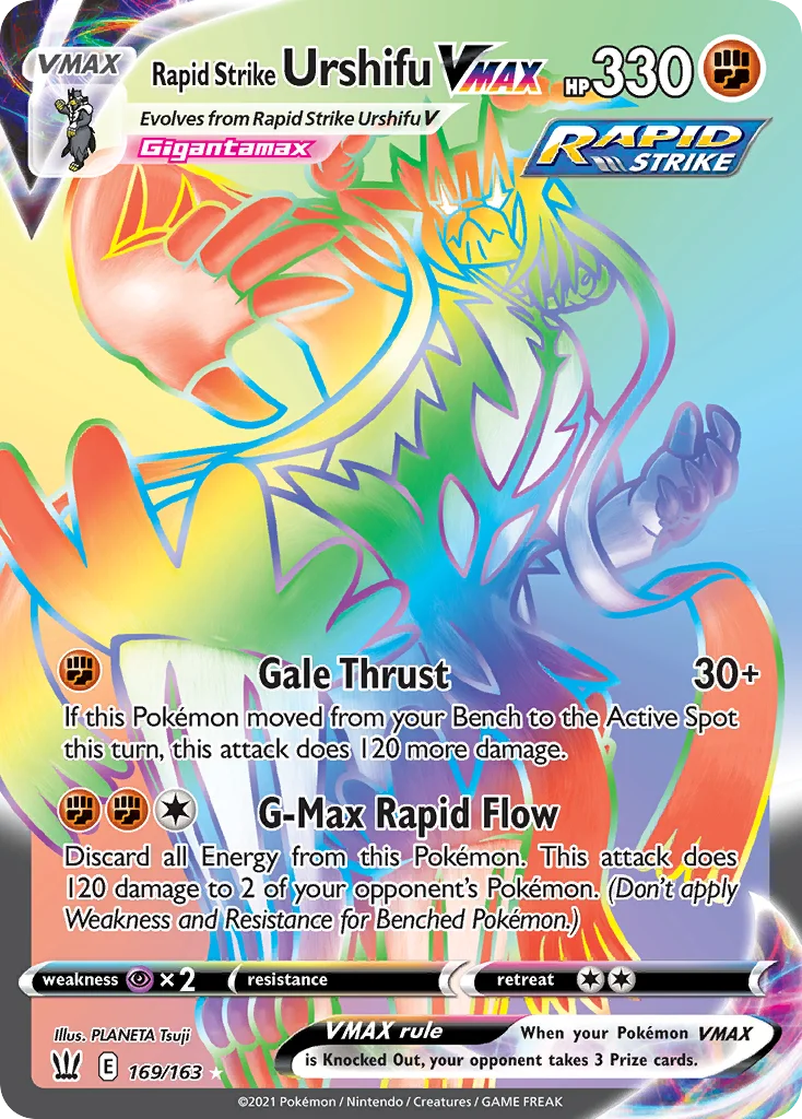 Rapid Strike Urshifu VMAX (Secret) 169 Battle Styles