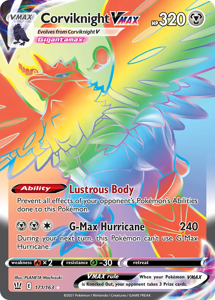 Corviknight VMAX (Secret) 171 Battle Styles
