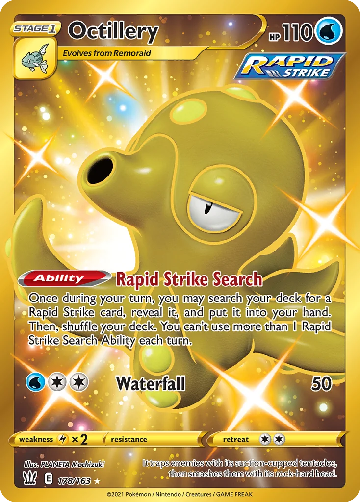 Octillery (Secret) 178 Battle Styles