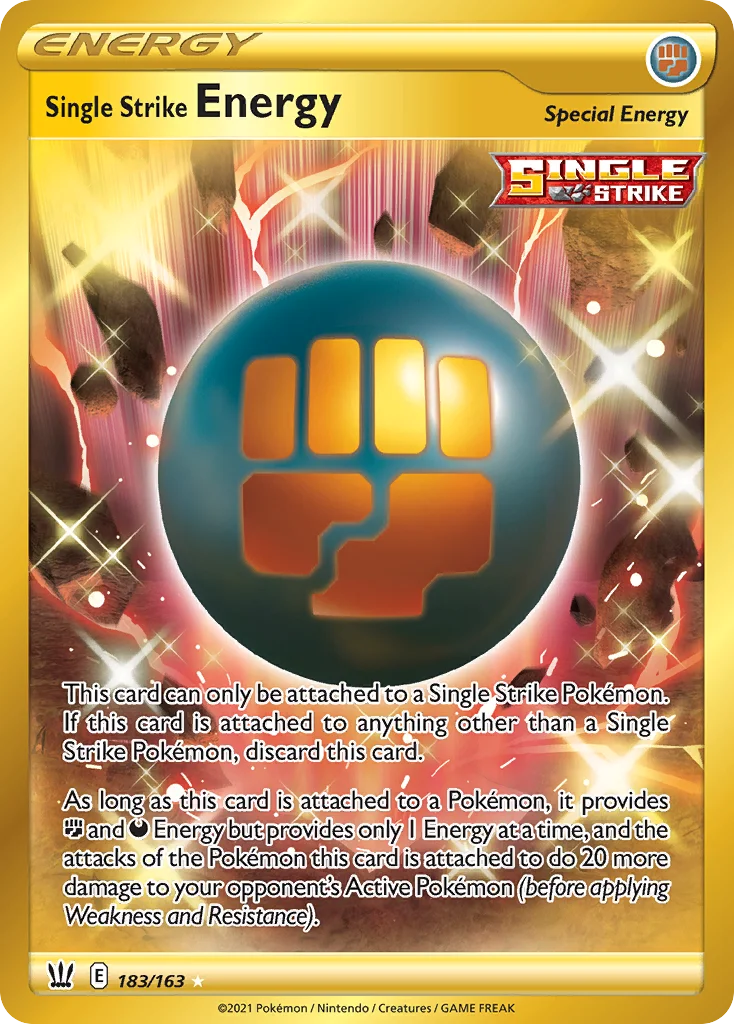 Single Strike Energy (Secret) 183 Battle Styles